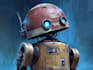 create stunning futuristic robot character art
