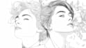 draw detailed line art illustrations