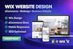 create wix website design wix ecommerce website and wix redesign