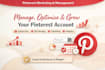 manage, optimize and grow your pinterest account
