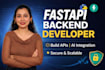 build fastapi backend apis with python and integration