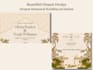 idesign elegant botanical wedding invitations
