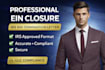 close your ein and prepare irs ein termination letter for your llc