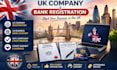 register UK comapny and UK bank