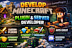 develop minecraft plugin and minecraft server developer