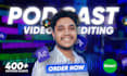 do professional multicam podcast and interview editing