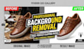 professionally remove backround from 20 images in 24 hours