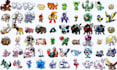 design retro pokemon, fakemon battle sprites and evolutions