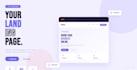 design a clean and modern HTML CSS landing page