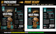 quickly edit, resize or redesign ai packaging or label into print ready