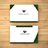 stylish business card and logo design