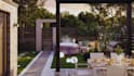 design 3d backyard, front yard garden, pool, patio with photorealistic rendering