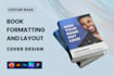 design book cover and one pager summary pitch
