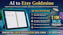 design etsy digital planner, hyperlinked planner, digital journal