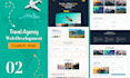 design travel and tour agency website in wordpress with ai chatbot