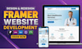 develop framer website fix framer design framer site framer website development