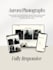 design a professional photography website with cms
