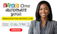 zoho CRM setup for immigration services with zoho bigin forms booking automation