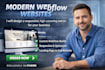 design develop a modern webflow website for your business