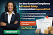 amazon compliance documents product safety data  documentation listings approval