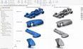 do reverse engineering from 3d scan to solid cad model and repair fix stl file