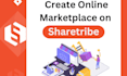 do sharetribe marketplace setup and listings creation