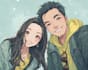 draw anime style couple drawing