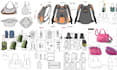 do professional bag design, handbag backpack tech packs ready for manufacturing