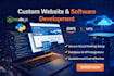 build custom web app and host it on cloud server