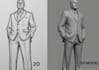 convert 2d sketch to 3d model, 3d model from image, printable model