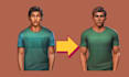 create 3d character model from 2d artwork from 2d image stl for 3d printing
