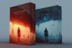design stunning, cinematic sci fi book cover art