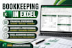 do excel bookkeeping and bank reconciliation professionally