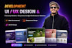 design or devlop custom website devlopment as a full stak webdevloper for you