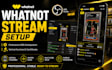 setup full obs studio for professional whatnot vertical live streams and auction