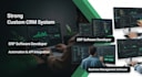 develop a custom CRM and erp system with dashboard automation and business