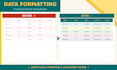 clean, format, merge, split excel data