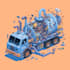 design a flat web illustration