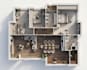 create professional 3d top down floor plans for properties