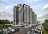 revitalizing 3d urban residential complex, amenities,gym,pool,aerial view render
