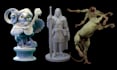 sculpt 3d dnd, 3d characters, figurine, 3d creatures model stl for 3d printing