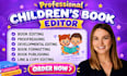 be your children book editor, proofread kids storybook, edit kids picture book