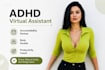 full time creative virtual assistant, personal and executive assistant, adhd VA