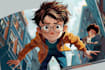 do children comic book design