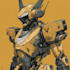 draw amazing character mecha robot illustration