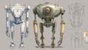 design sci fi mecha and robot concept art