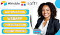 be your airtable and softr expert for web apps and automation