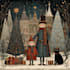 create festive holiday christmas design illustration