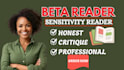 beta read lgbtq fantasy ya romance sci fi memoir novel sensitivity reader