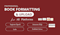 manuscript formatting, typsetting, epub formatting, ingram spark, indesign kdp